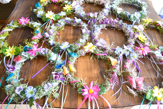 Woodland Fairy Party DIY Crowns flouronmyface
